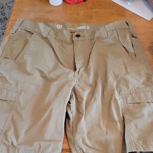 Carhartt Force Extremes Relaxed Fit Shorts in Tan